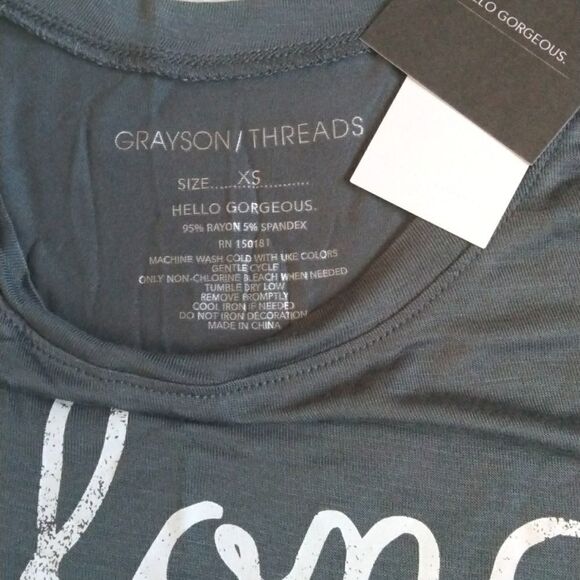 NWT GraysonThreads Bridesmaid Tank Top XS - Picture 3 of 4